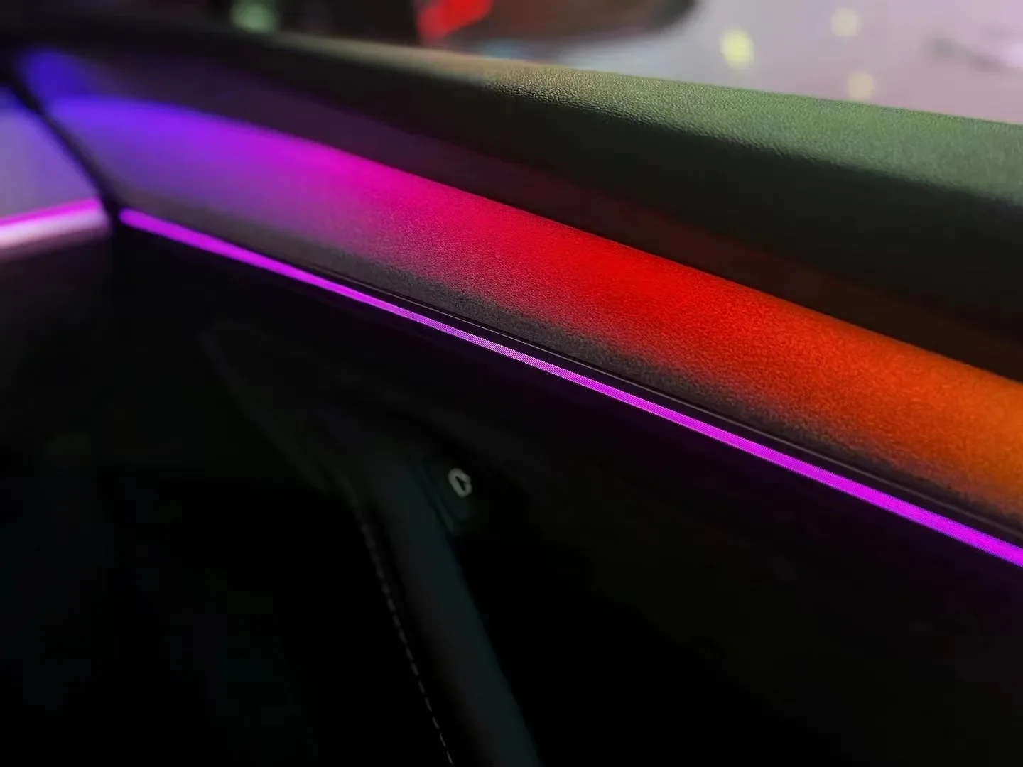 Auto Ambient Lights for 2021-2025 Tesla Model 3 Y Screen Control Ambientbeleuchtung Plug and Play