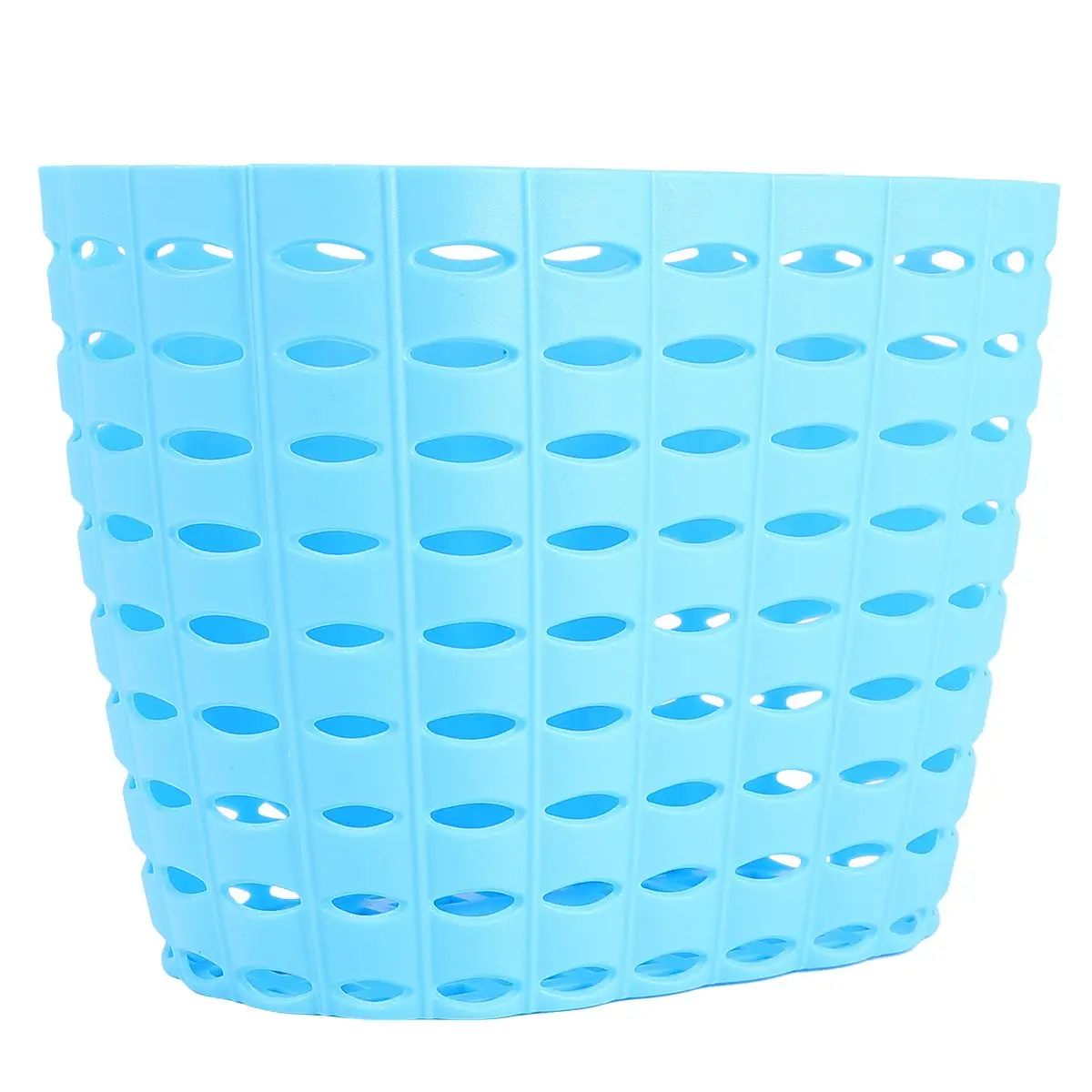 

1Pc Children Bike Basket Detachable Plastic Bike Storage Basket for Kids Bike Without Stickers (Sky-blue)