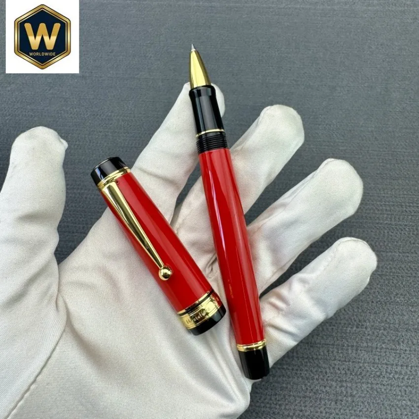 Montefiore All-Metal Bead Ball Pen - Schmidt 0.7mm Black Core, Luxury Signature Writing Pen for Business & School Stationary