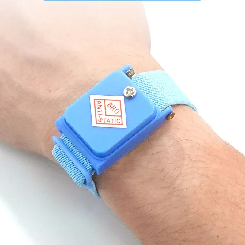 Anti-Static สร้อยข้อมือ SUNSHINE Strong ความต้านทานไร้สายแบบมีสายสายรัดข้อมือ Conductive ทรายซ่อมเครื่องมือป้องกัน