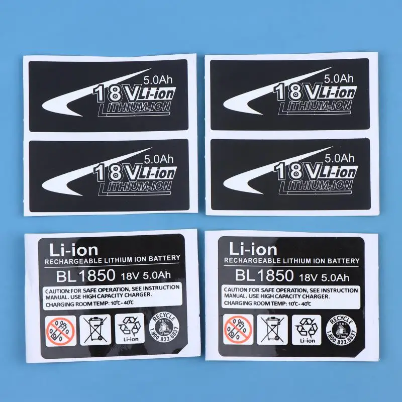 18V BL1830 Battery Sticker For Mak 3Ah 4Ah 5Ah 6Ah Drill Hammer Durable Replacement Tool Label