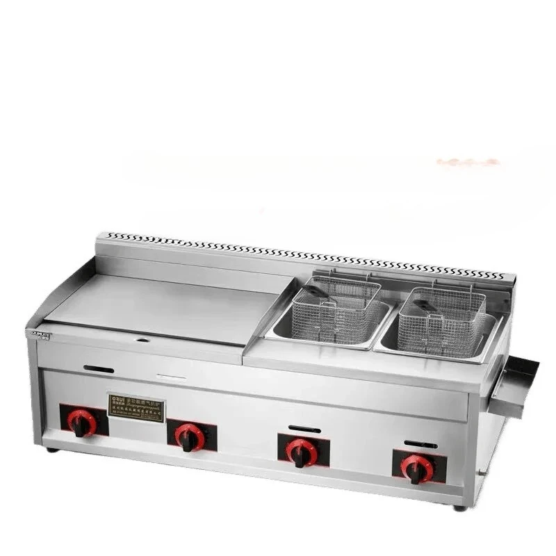 Customizable snack cart Multifunctional mobile iron plate stove Night market braised meat frying pan Fried skewers Stall truck