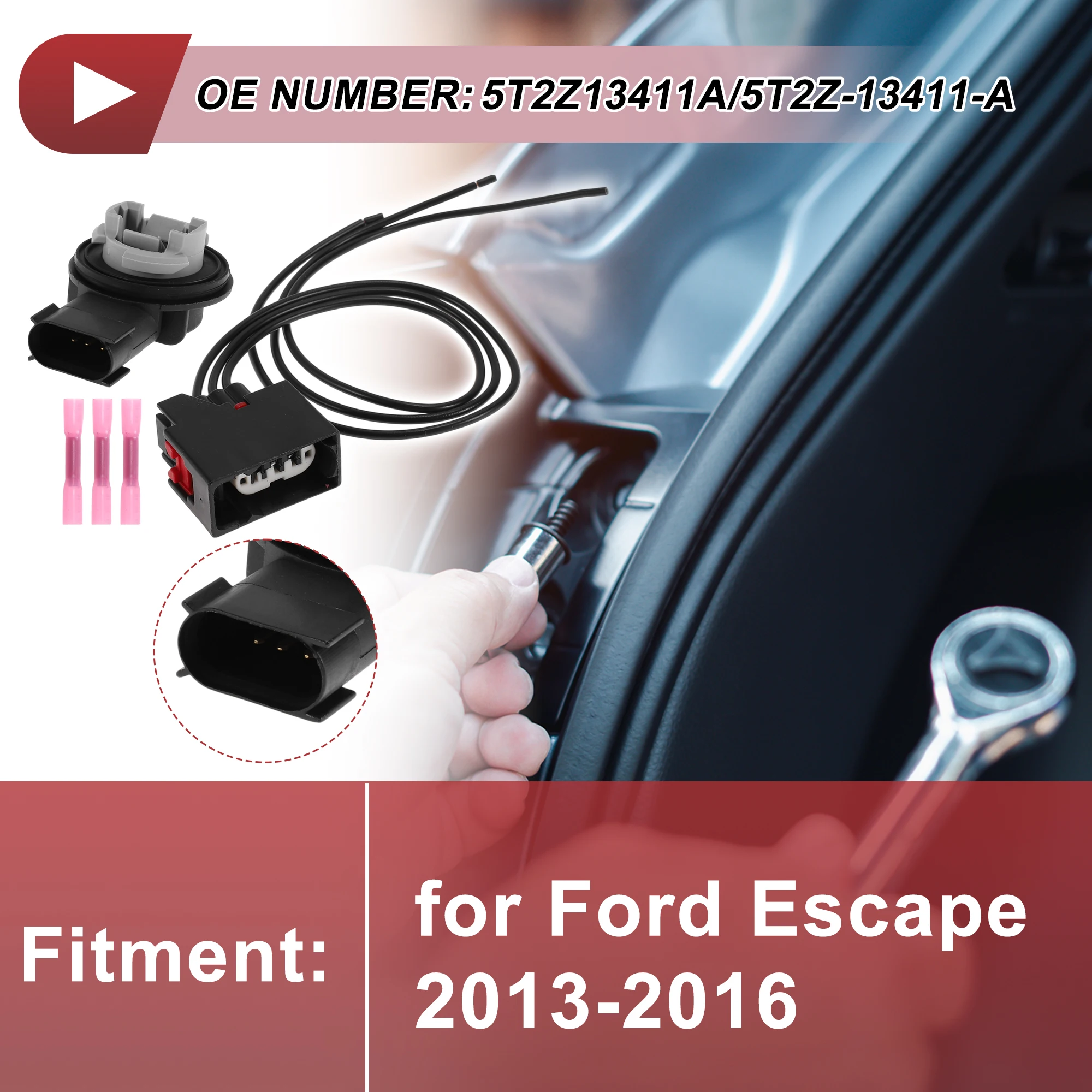 

X Autohaux Turn Signal Light Socket Wiring for Dodge for Ram 1500 2500 3500 68226719AA