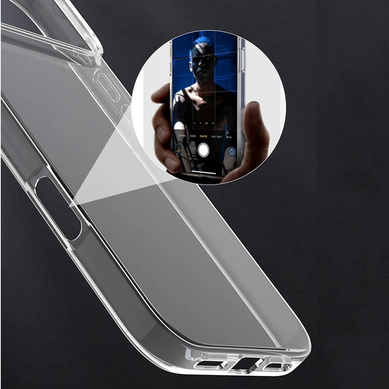 Funda transparente para iPhone 17 13 12 11 Pro Max Mini Air, clara y resistente a golpes, para iPhone 16 15 14 Pro Max Plus 16E 6