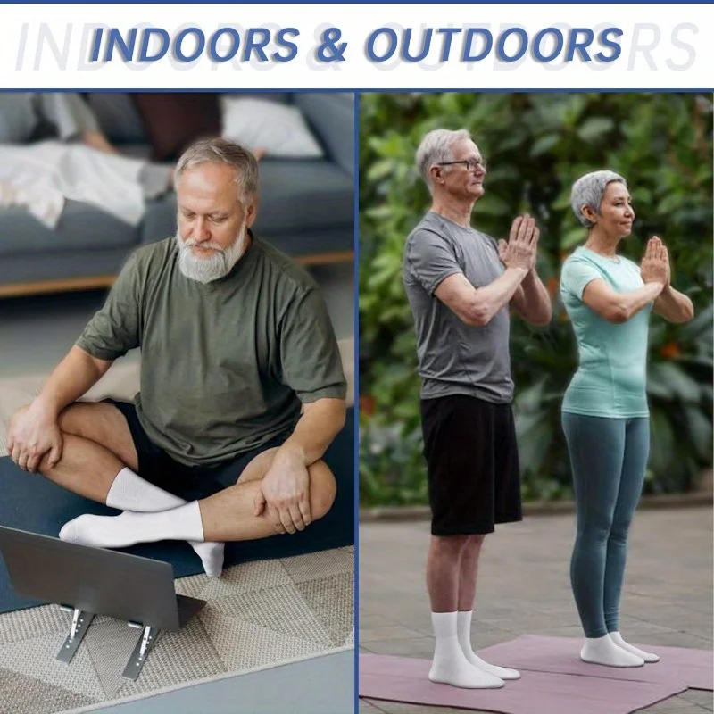 12 Paar Diabetiker-Socken mit elastischen Bündchen, nicht bindenden Oberteilen, extra lockerem und atmungsaktivem Design für Komfort – Detail 5