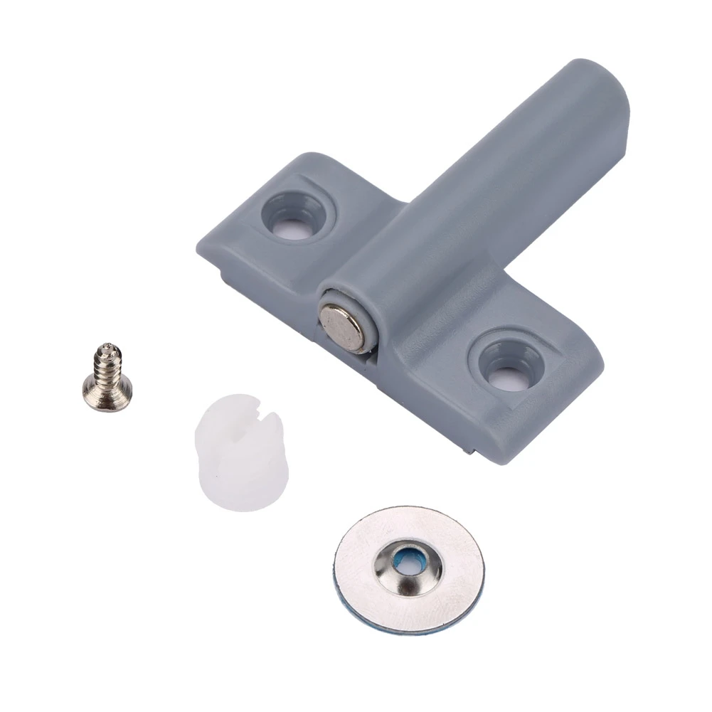 10pcs Magnetic Cabinet Door Catches Buffer Free Handle Drawer Rebound Bumper