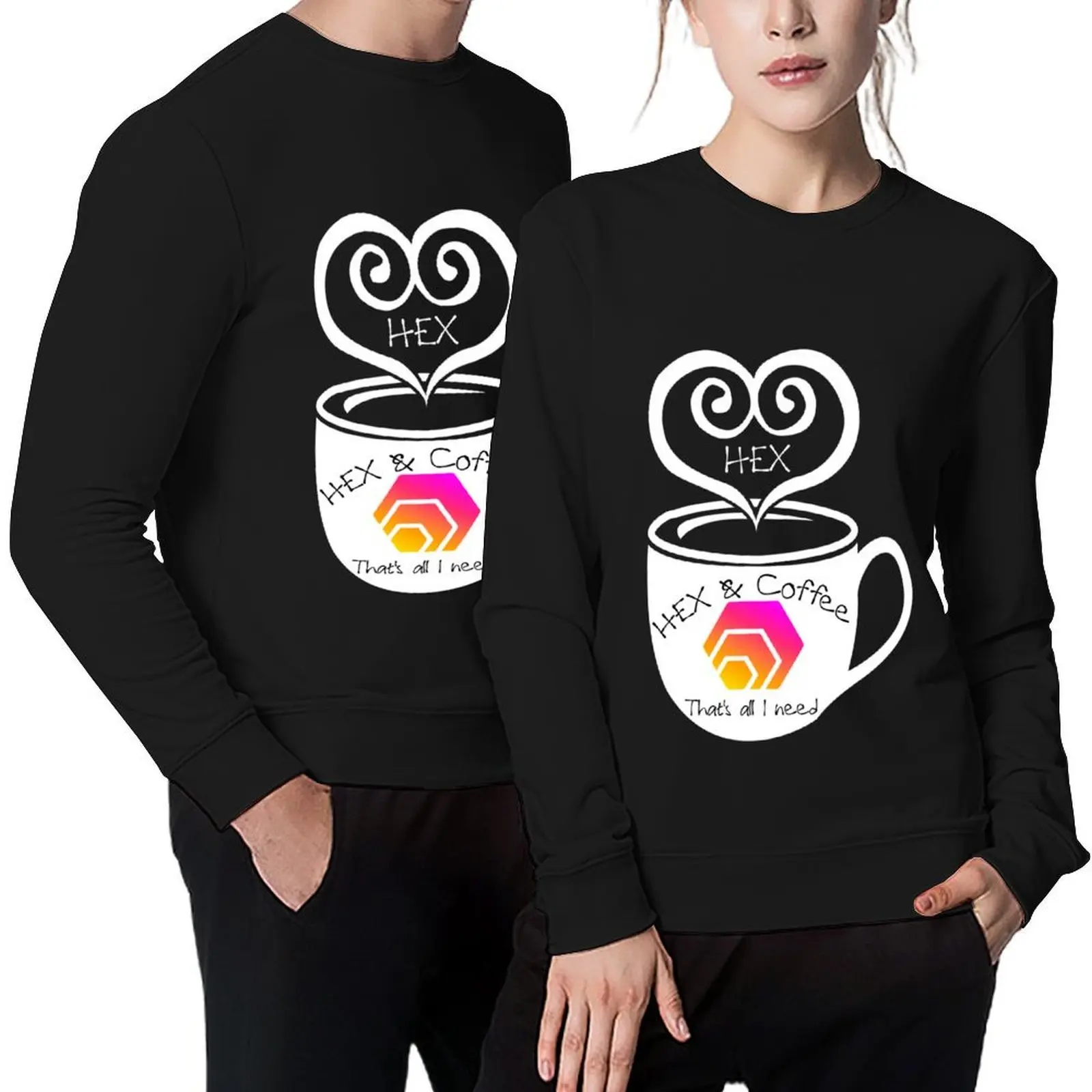 

HEX and Coffee That_s All I Need Pullover men clothing japanese style autumn jacket men anime clothing new in sweatshirts