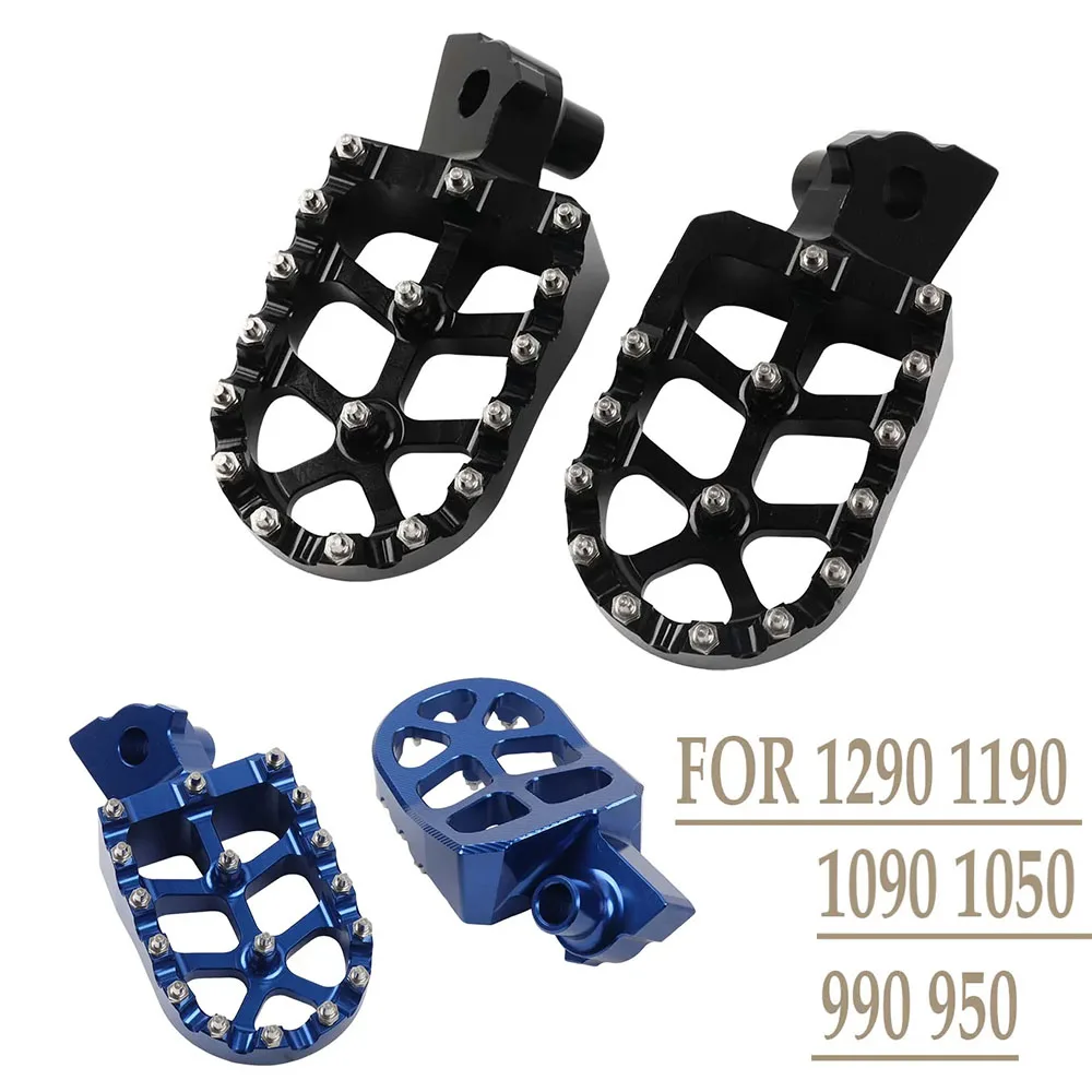 For KTM 1290 Super Adventure Foot Pegs 1190 1090 1050 990 950 Adventure 990 950 Supermoto R T 950 Super Enduro R Footpegs Alumin