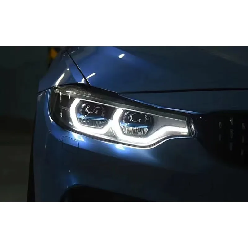 SXLL F32 F33 F36 F82 F83 M4 2013-2019 GTS مجموعة عالية منخفضة المصابيح الأمامية السيارات كامل صمام ثنائي باعث للضوء مجموعة مصابيح أمامية الضباب لي