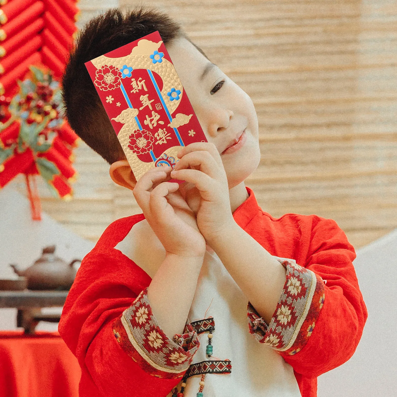 

30Pcs Year of The Snake Red Envelopes Chinese Money Holder Cash Envelopes Lunar New Year Wedding Celebration Gifts