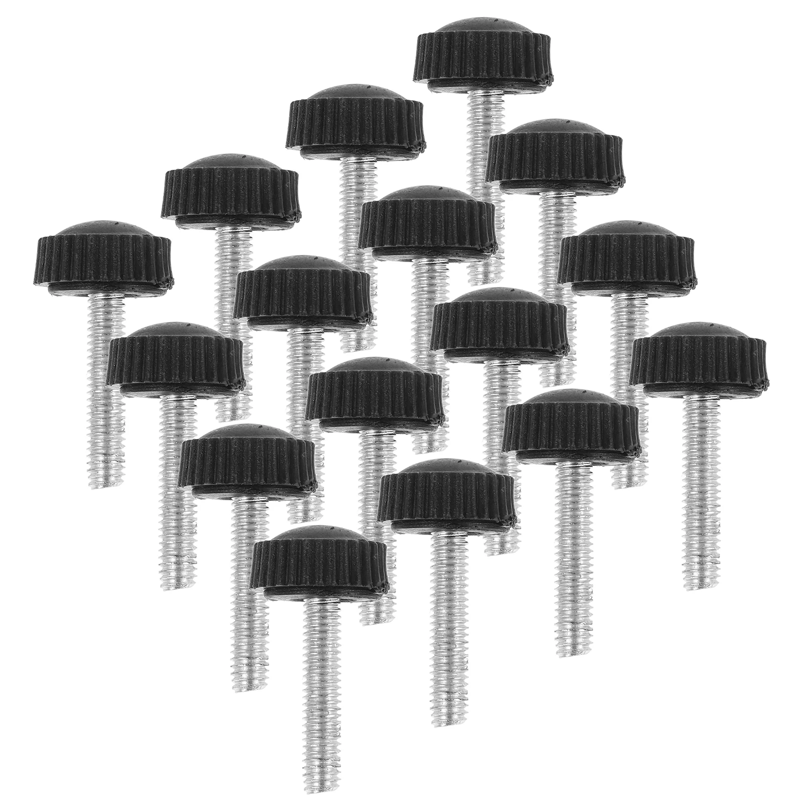 

20 Pcs Hand Screw Hardware Thumb Screws Driver Tightening Rubber Computer Knurled Replacement