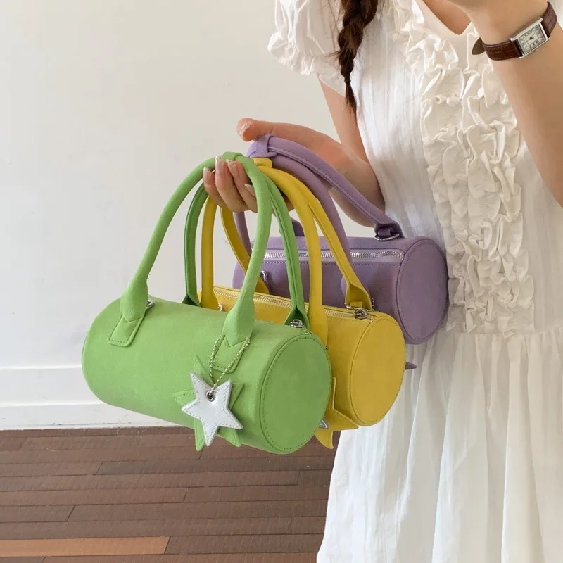 

Solid Color Portable Tote Bag for Women 2026 New High Quality Summer New Small Woman Shoulder Crossbody Bag Designer Handbags