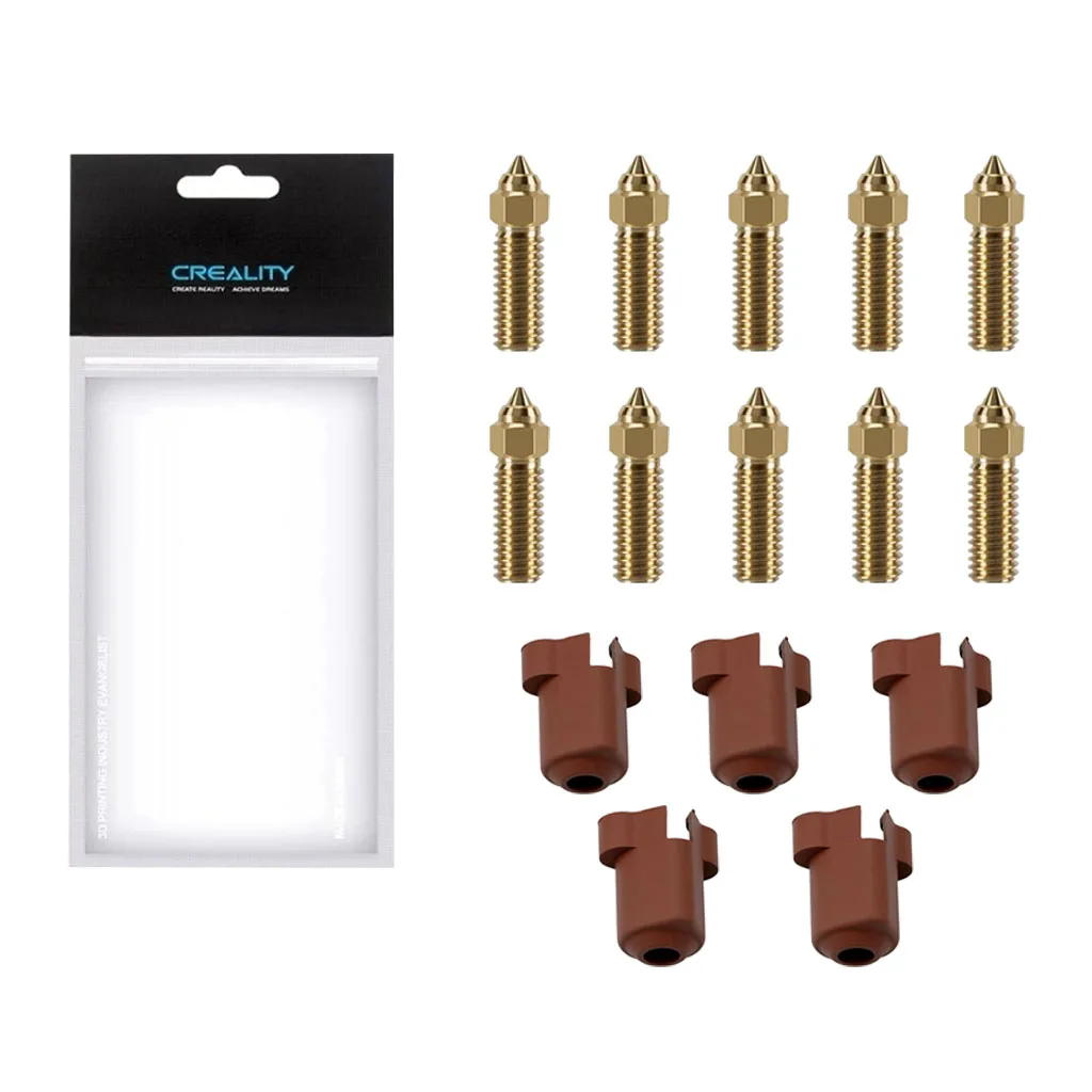 Creality K1 Messingdüse Silikonsocken-Kit Extruder Hot End Düsen-Kit 3D-Drucker für K1/K1 Max/Ender 3 V3 KE/CR-M4/CR-10 – Detail 3