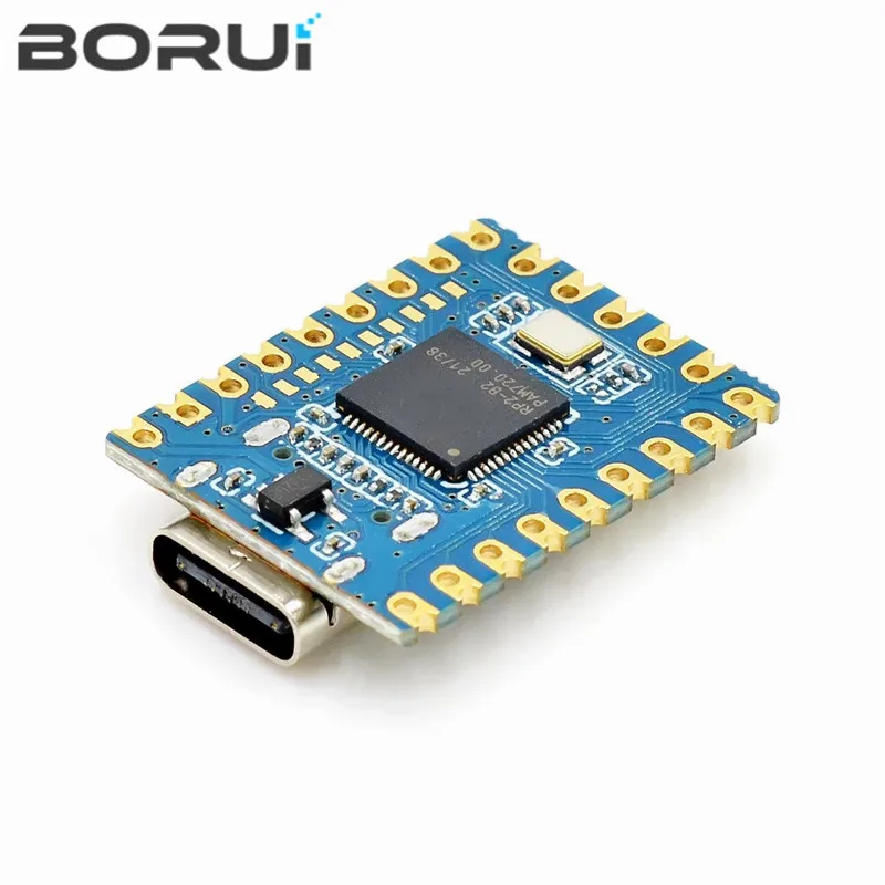 Módulo de placa de desarrollo Original Raspberry Pi PICO RP2040-Zero mini microcontrolador dual-core Cortex M0 + procesador 2MB FlashUSB