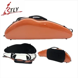 4/4 Violin Case Carbon Fiber Violin Case with Music Bag and Combination Lock and Strap High Quality Violin Case 4/4