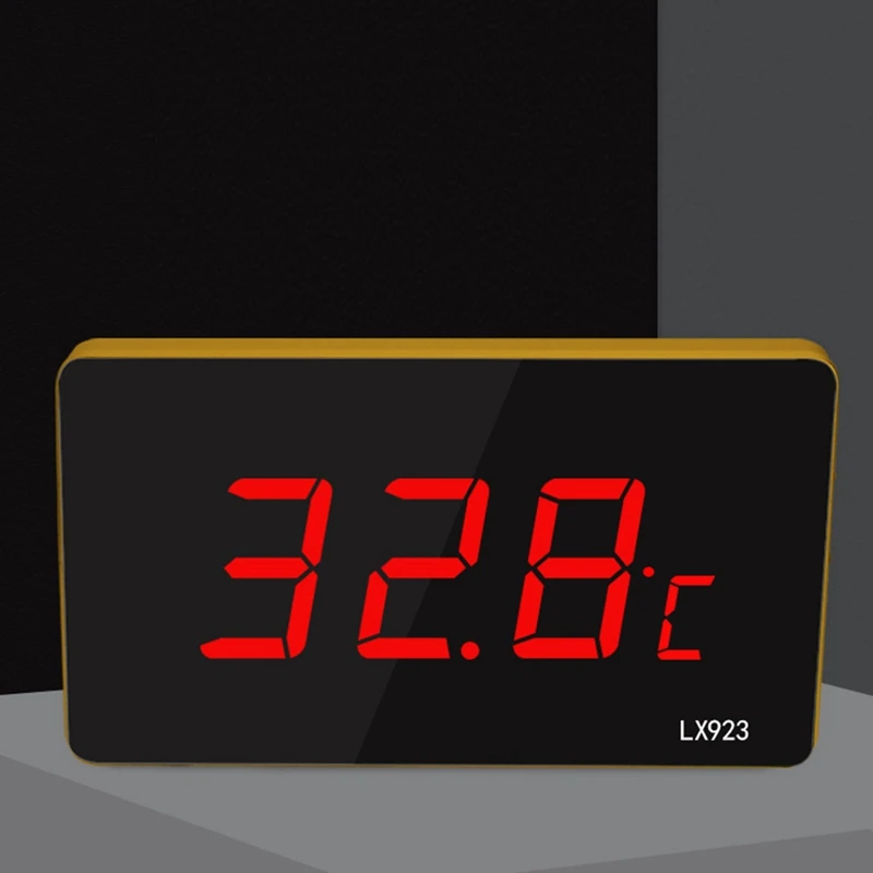 تجمع ميزان الحرارة مع شاشة LED ومقاومة للماء مقياس حرارة بمجس لخزان الأسماك المياه في الهواء الطلق مقياس الحرارة الاتحاد الأوروبي التوصيل