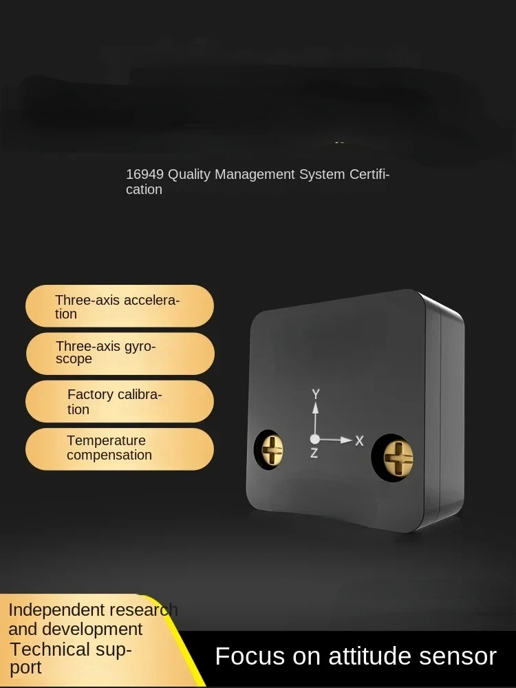 

Six axis vehicle grade full temperature calibration accelerometer high-precision IMU sensor gyroscope AWT601