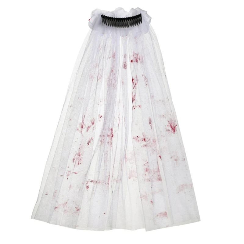 أنماط الفيكتوري الدموي روز شبكة وشاح الرأس هالوين القوطية تحت عنوان الحجاب الطرف للنساء وعشاق الأزياء