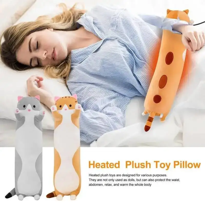 Heated Pillow Menstrual Colic Heater Cramps Period Neck Shoulder Pain Relief Hot Compress Heating Pad