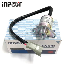 Stop Shut Off Solenoid TK 41-6383 TK 41-4306 For Yanmar Engine Replaces for Thermo King 12V