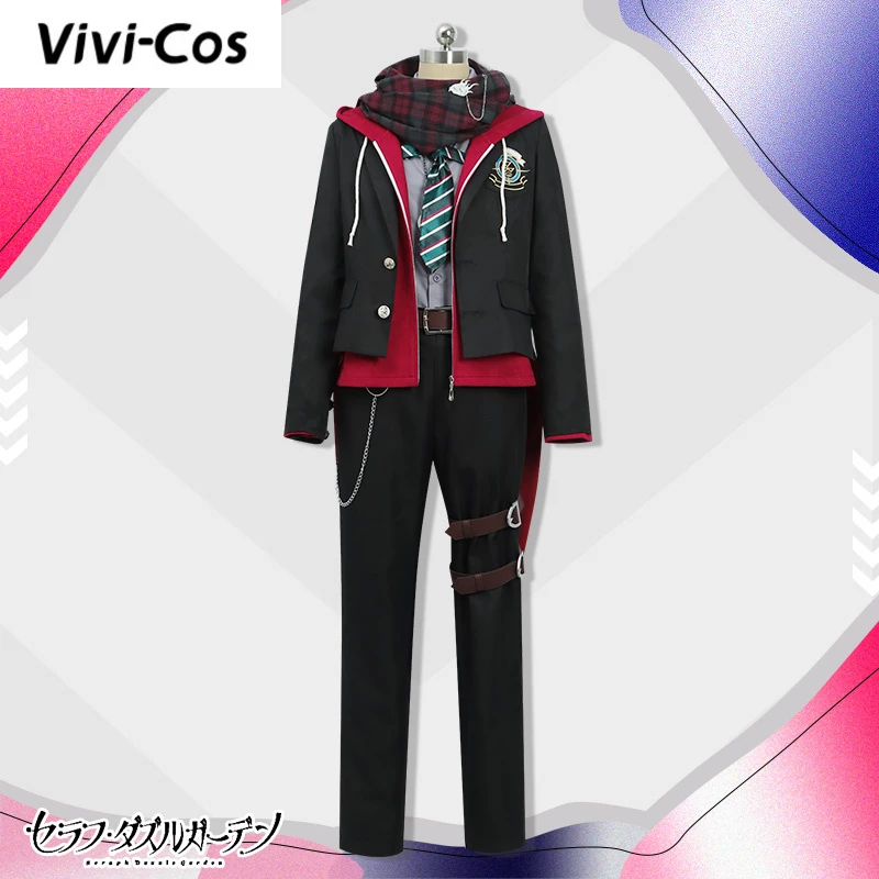 Vivi-Cos [personalizzato] Anime Vtuber NIJISANJI VOLTACTION Seraph Dazzlegarden Cool Cosplay Costume di Halloween gioco di ruolo nuovo