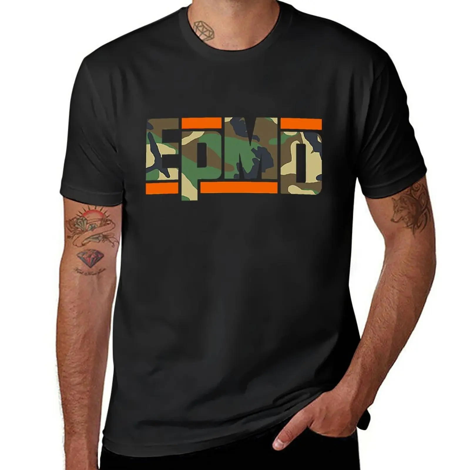 New EPMD Camo T-Shirt T-shirt short Oversized t-shirt mens champion t shirts