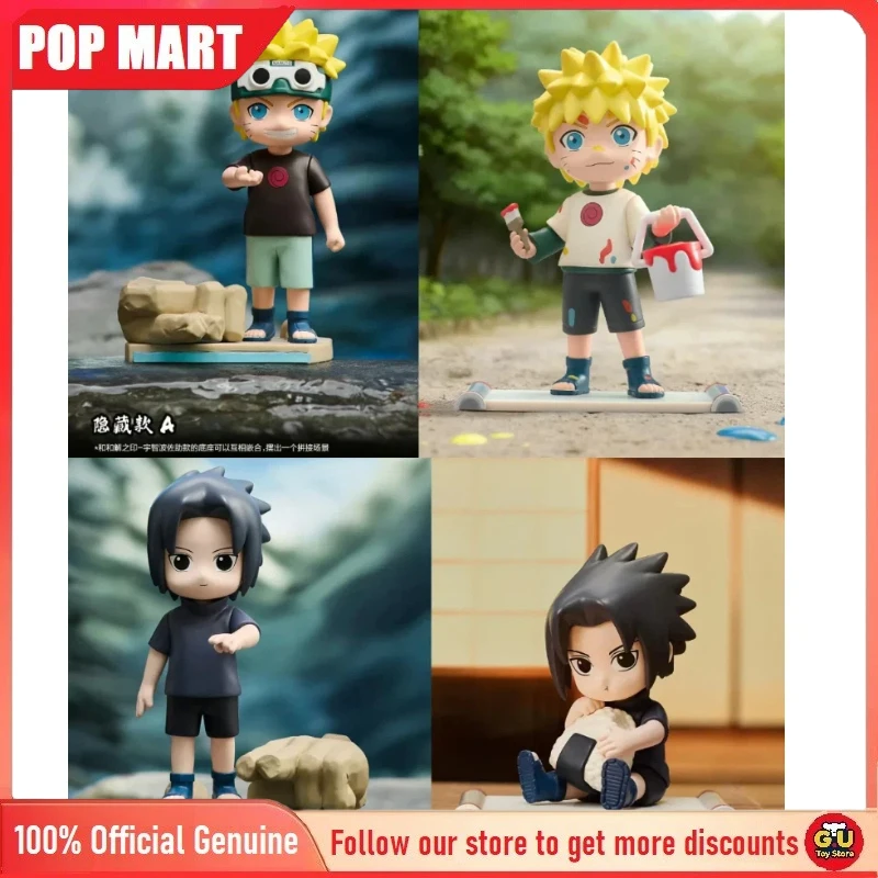 

Pop Mart Naruto Shippuden Childhood Series Blind Box Anime Action Figure Collectible Desktop Decoration Toy Gift For Anime Fans