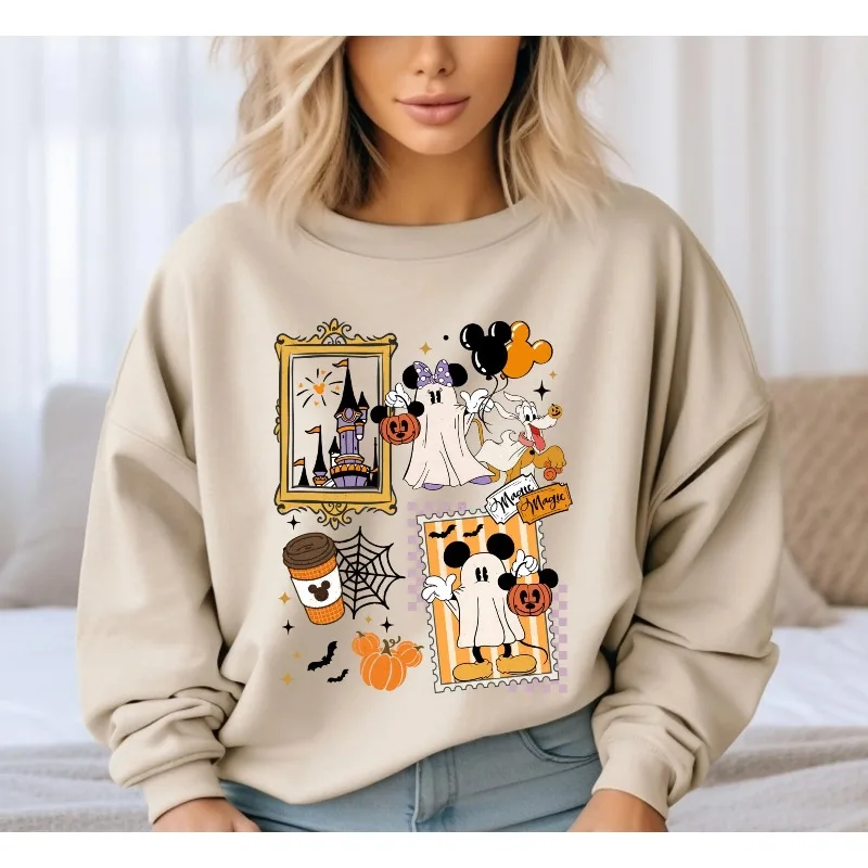 بلوزات الهالوين ميكي والأصدقاء، عطلة ميكي ديزني لاند المرعبة، بلوزات مملكة ديزني للهالوين السحرية