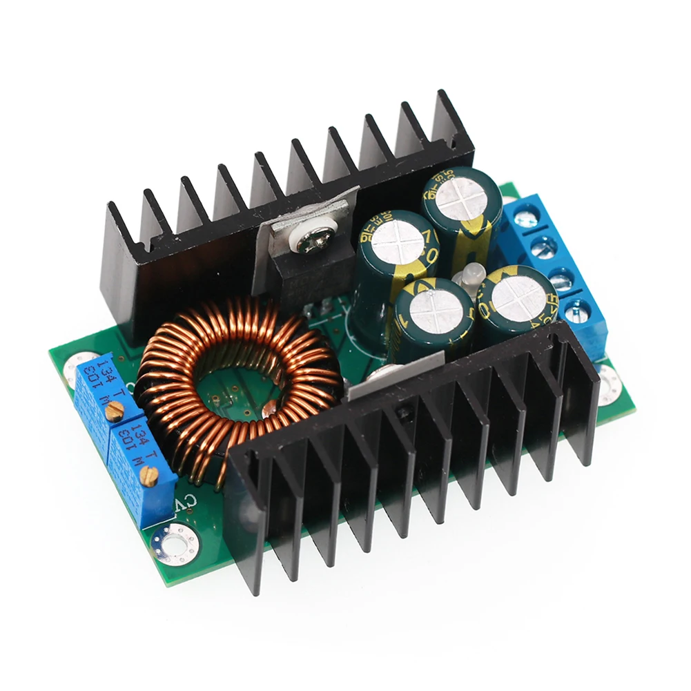 300 W DC-DC Step Down Buck Converter 5–40 V auf 1,2–35 V max. 12 A Step Down Converter Board LED-Treiber Kurzschlussschutz