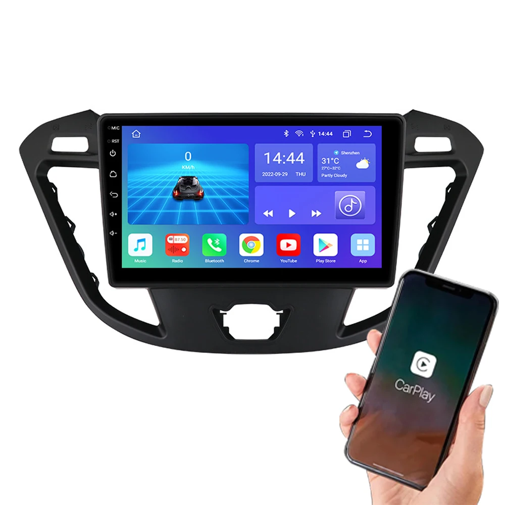 with Carpaly GPS Android Car radio Navigation+HD camera For Ford Transit tourneo custom Jumbo kasten V363 F150 F250 MK8