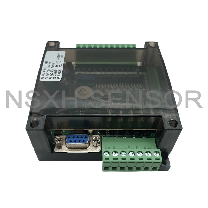 

FX1N FX2N FX3U 14MR 14MT 6AD 2DA PLC RS232 RS485 Modbus RTU 24VDC RTC Clock ForMitsubishi PLC