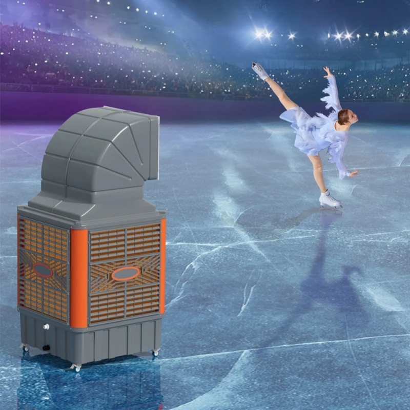 

Gold Seller Electric AC Portable Air Cooler for Indoor Gym Industrial Chiller with Pump and Motor Floor Standing New Condition