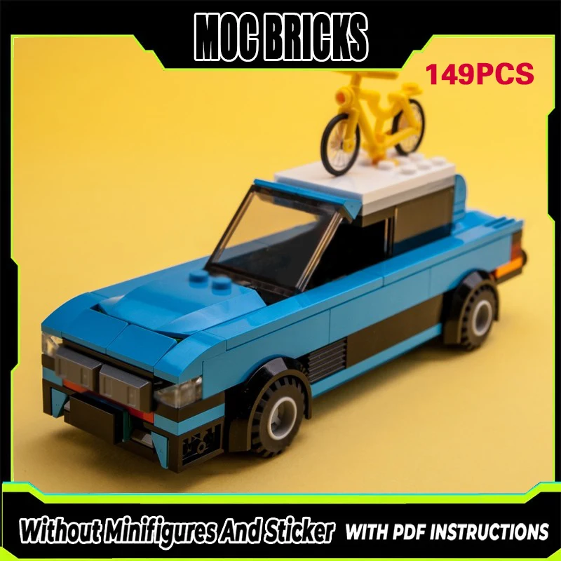 

Speed Racing Car Model MOC Building Bricks Classic Town Coupe Modular Technology Gifts Holiday Assemble Children Toys Suit