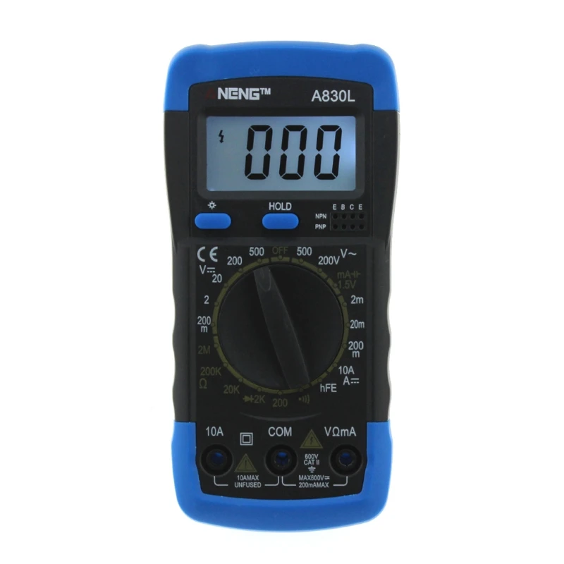 A830L Digital Multimeter LCD DC AC Voltage Diode Freguency Multitester Drop Shipping