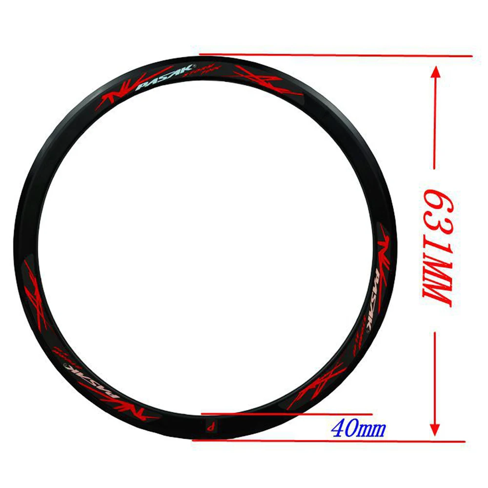 Road Bike Rims Clincher, 700C, 40mm Depth, 20, 24 Holes, Disc Brake, Double Wall C, V Brake, FV 23C, 25C, 28C, Bicycle Cycle