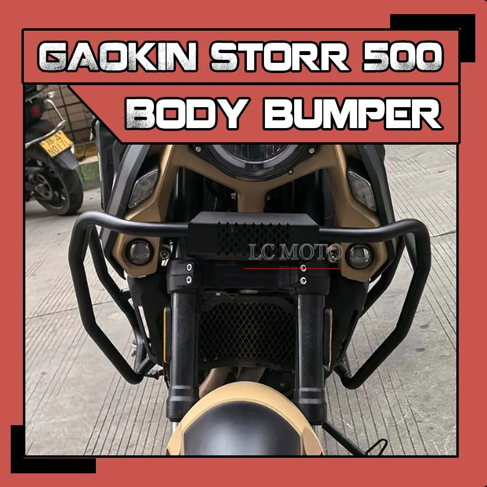 Für GAOKIN Storr500 GK500 Motorrad-Modifikation Oberer Stoßfänger Karosserie-Stoßfänger Auto-Karosserie Sturzbügel Stoßfänger-Zubehör