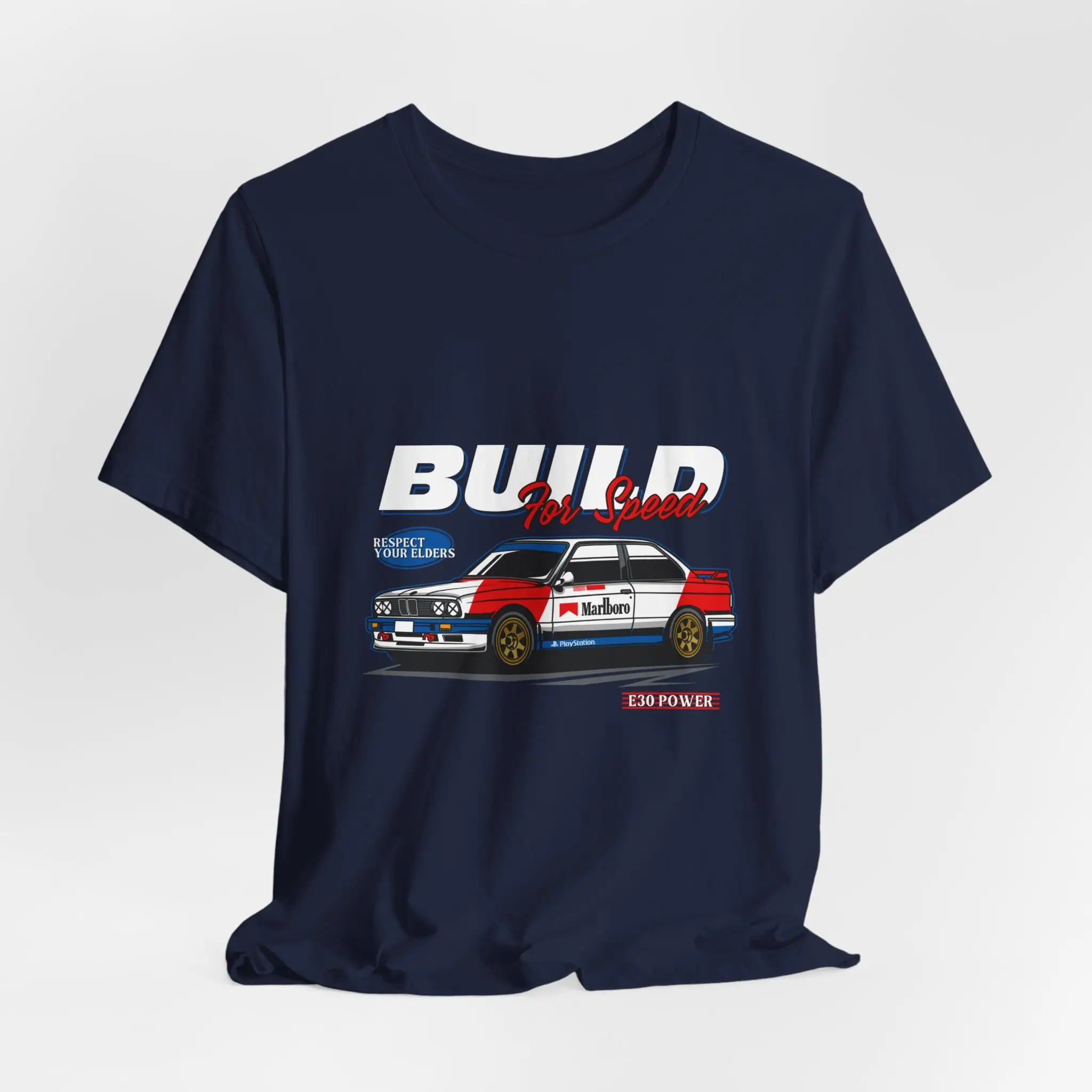 Speed Heritage E30 Retro Racing T Shirt