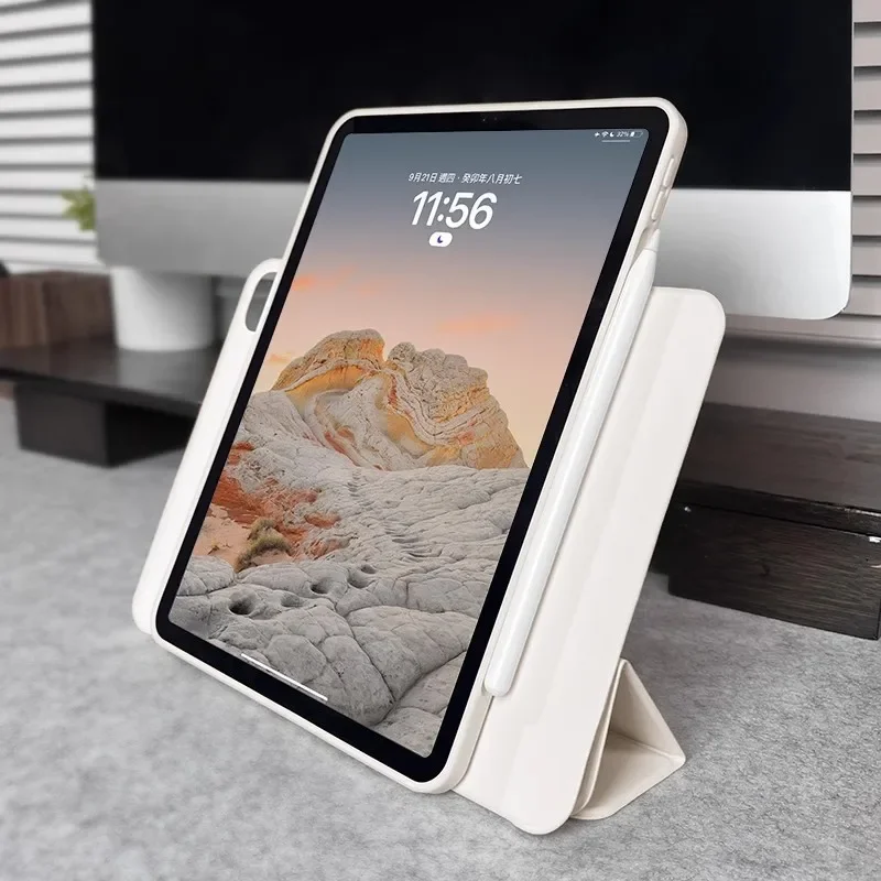 

Горячая Распродажа для iPad Pro 11 чехол 2024 M4 Pro 13 Чехол Air 11 M2 Магнитный съемный чехол для iPad 13 12,9 2022 5th 10,9