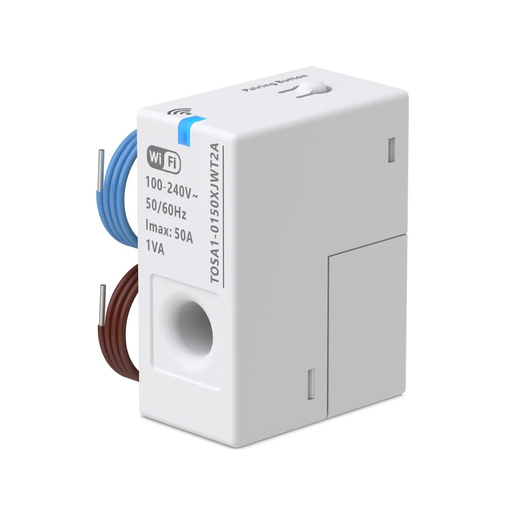 For Tuya Smart Compatible WiFi Energy Meter 1-50A for Accurate Real-Time Monitoring of Energy Usage and Power Consumption