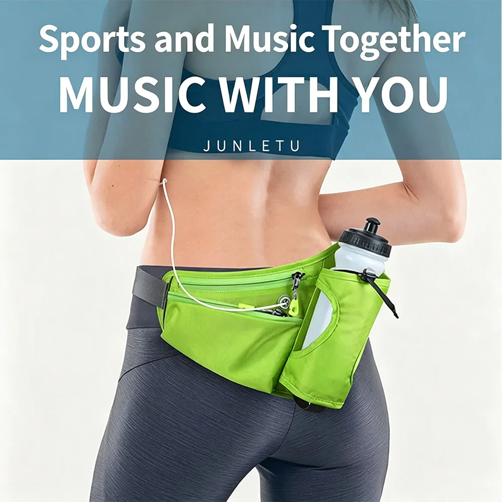 Outdoor Running and Mountaineering Storage Bag, Sports Water Bottle Storage Waist Bag, Multi-Functional Fitness Storage Bag