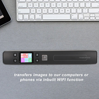 Portable Scanner Photo Scanner 300/600/1050DPI  Size Wide Application Dual Mode WiFi Function for Draft