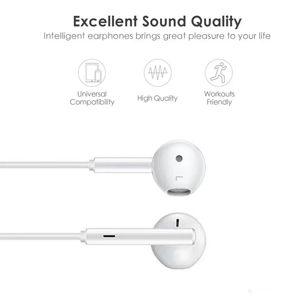Lightning Earphones For Apple iPhone 14 Pro Max Headphones 13 12 11 Mini X XS 6 7 8 Plus Wired Call Earbud No Bluetooth Required image 3