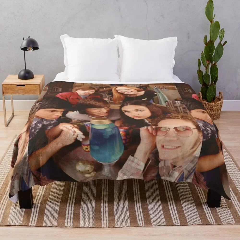 

That 70s Show Fish Eye Photo Throw Blanket Custom Decorative Throw Thermal Weighted Blankets