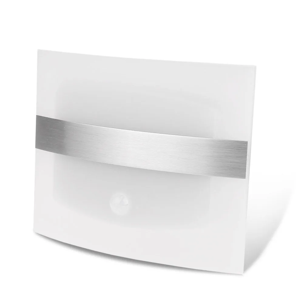 

Motion Sensor LED Wall Light Powered 17W Warm White 22lm Aluminum ABS Energy Saving Garden Fence Corridor