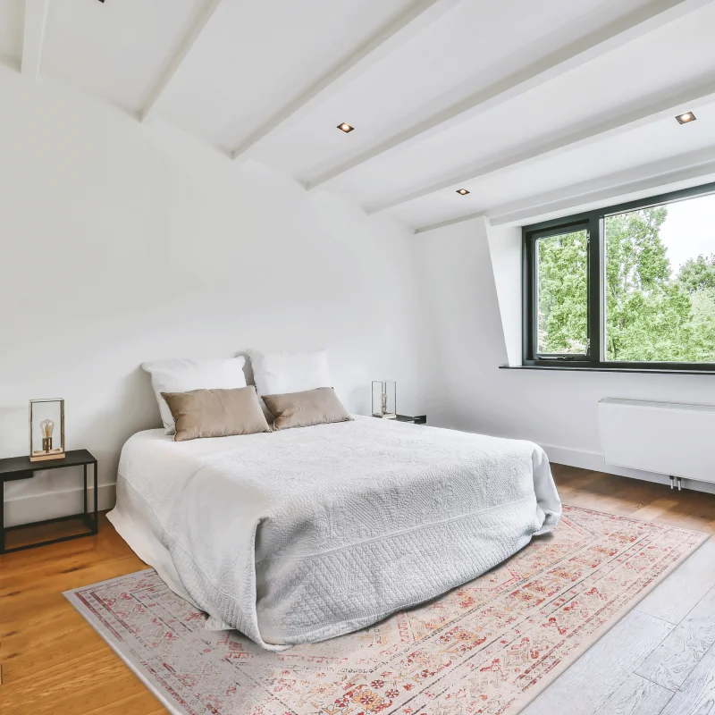 NAAR MAVAL Tappeto lavabile beige 3x5 Tappeto (beige, 3' x 5')