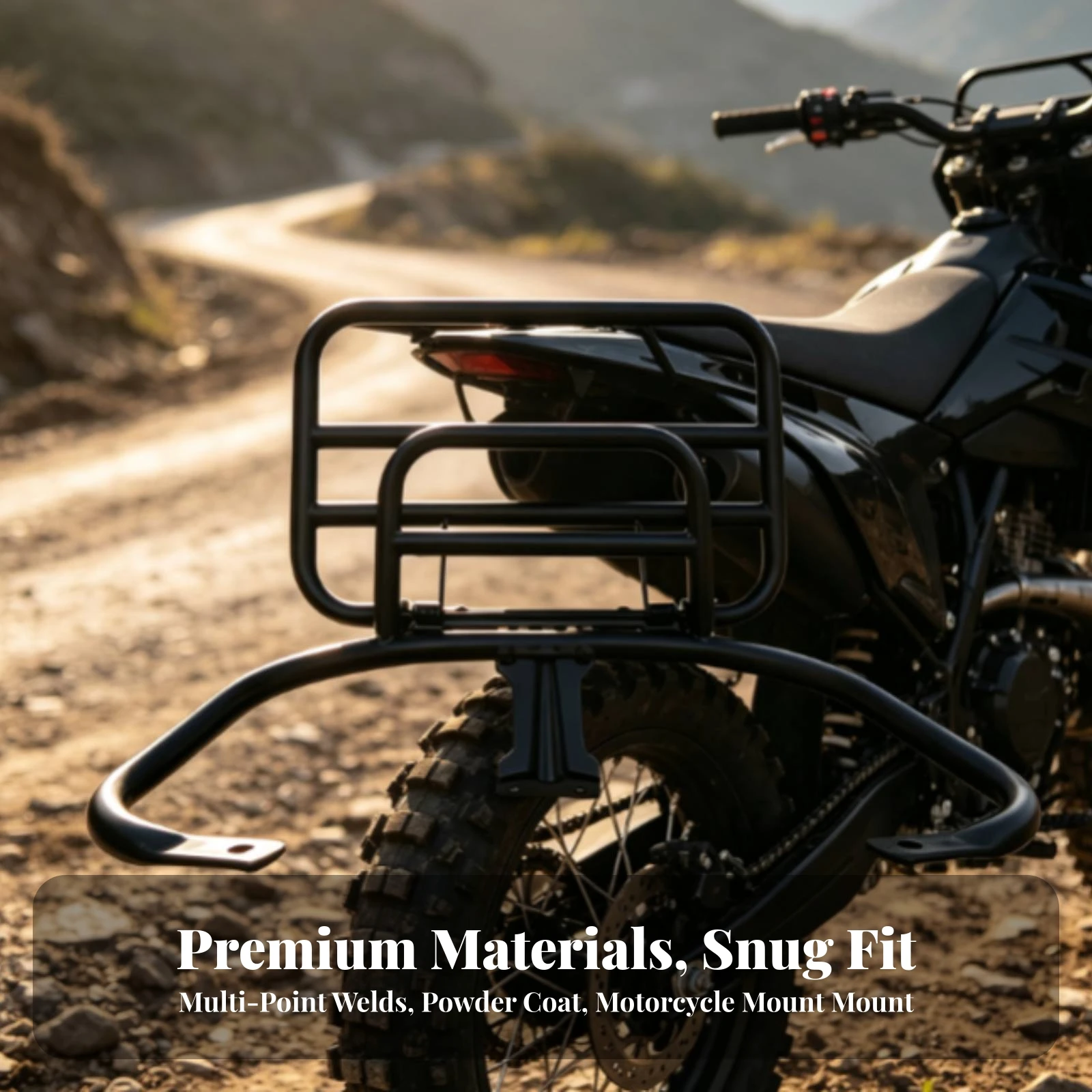 Scooter Rear Rack Easy to Install Scooter Luggage Rack Corrosion-Resistant Long-Lasting for Commuters, Tool Transport