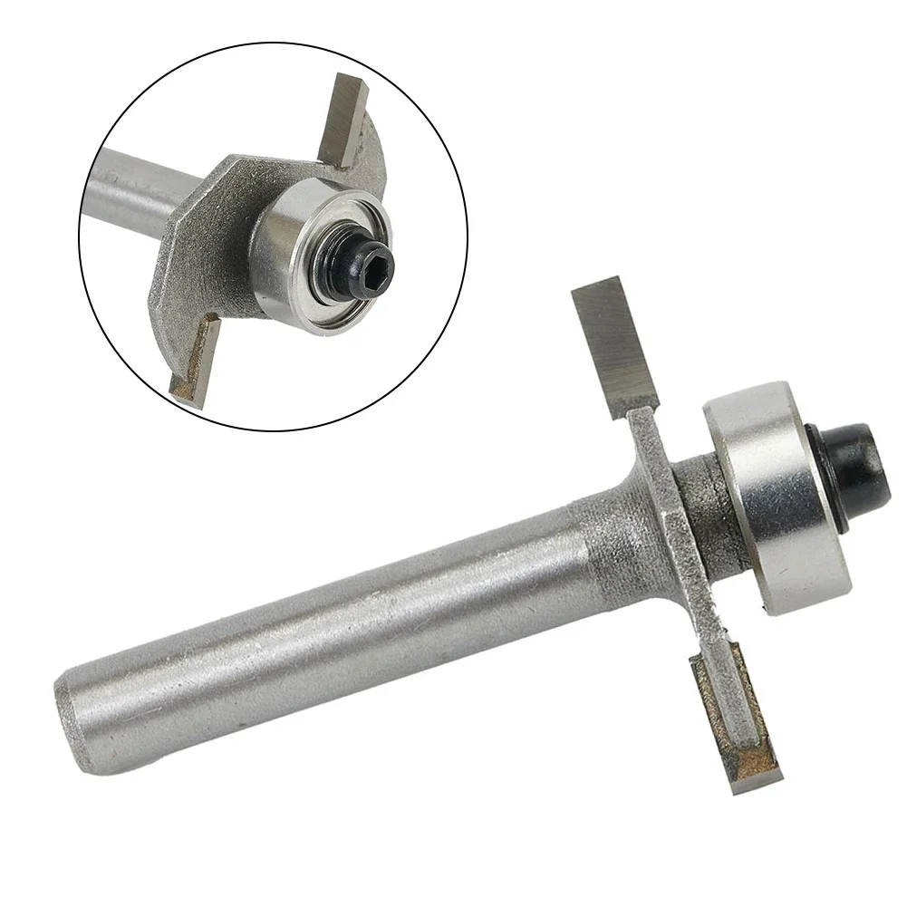 T Slot T Slot Cutter Router Bit Equipments High Speed Steel High Toughness 1/4\\\