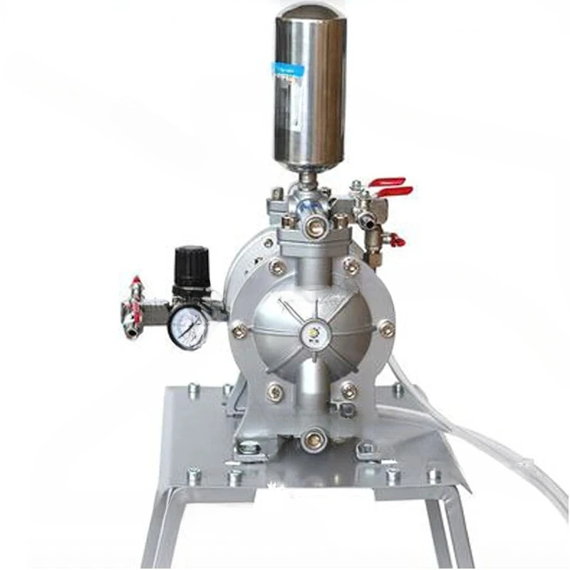 MS-QD Pneumatic Double Diaphragm Pump Small Paint  Spraying Suit Membrane Pump