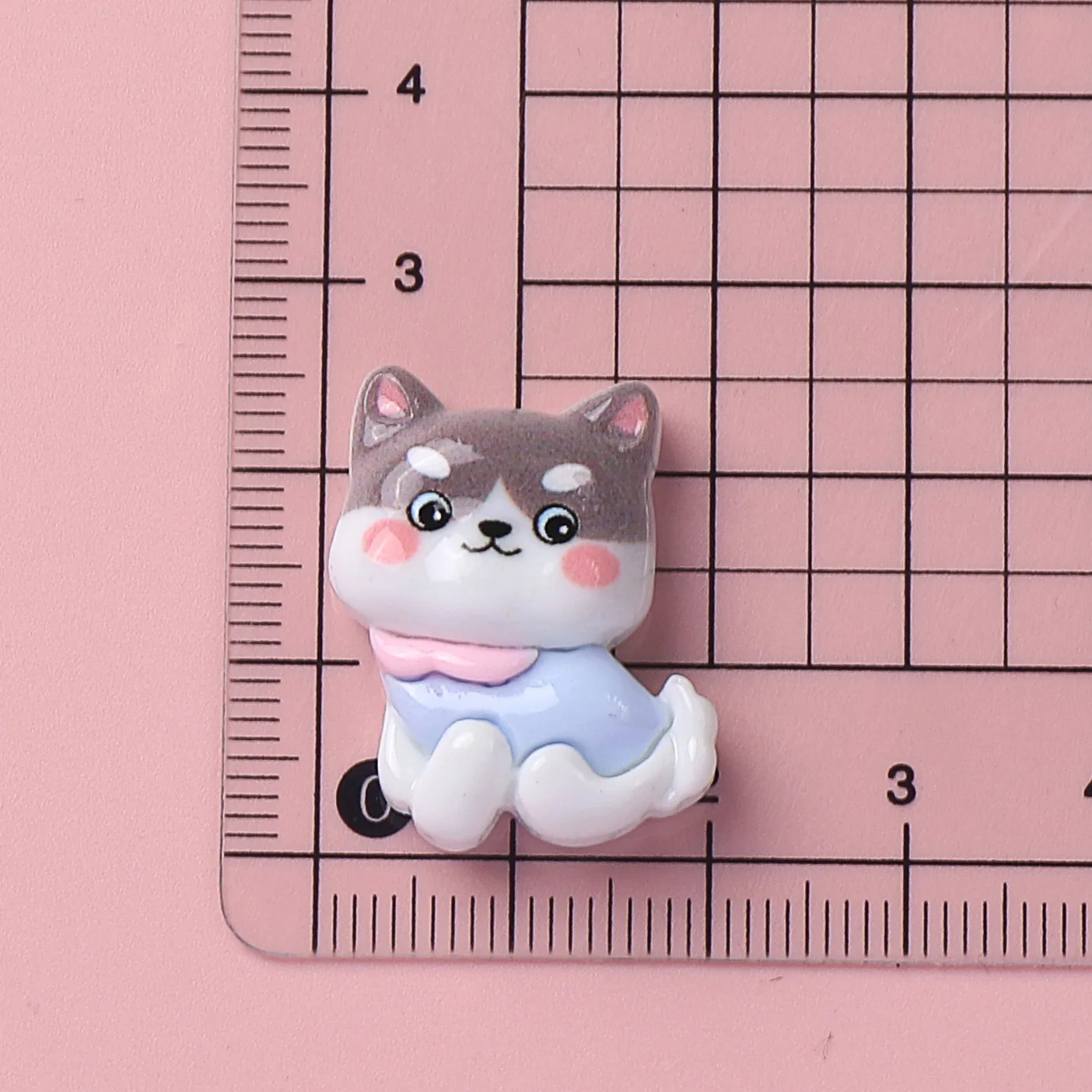 10pcs cartoon cute dog resin accessories cream glue diy hair accessories mobile phone case refrigerator pendant material