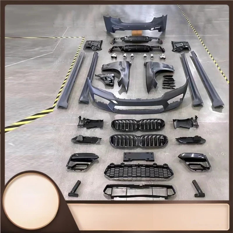 

Suitle 21 S 5 Series G30G38LCI Modified 21 M5 Large Bumper Kit Front Bumper and Rear Bumper Leaf Panels